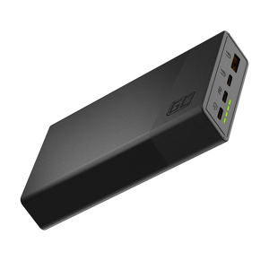 Miniatura produktu: Powerbank Greencell PowerPlay 20 PBGC03 20000mAh 18W 2x USB USB-C Czarny (PBGC03S)