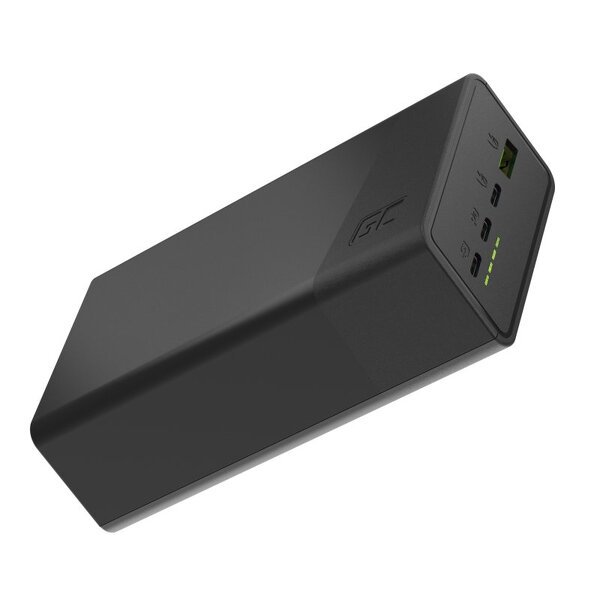 Zdjęcie produktu: Powerbank Greencell PowerPlay 30, czarny 30000mAh, 22,5W, 4 porty (PBGC30B)