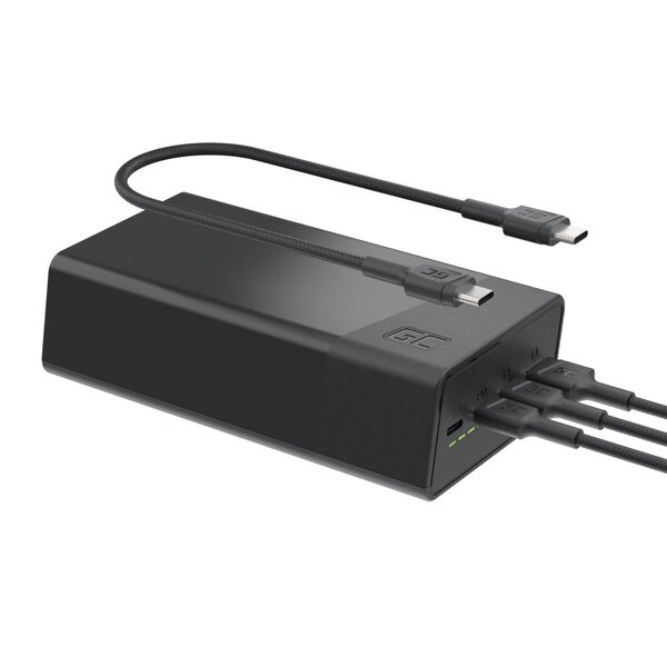 Zdjęcie produktu: Powerbank Greencell PowerPlay 30, czarny 30000mAh, 22,5W, 4 porty (PBGC30B)