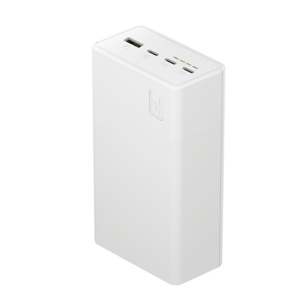 Zdjęcie produktu: Powerbank Greencell PowerPlay 30, biały 30000mAh, 22,5W, 4 porty (PBGC30W)
