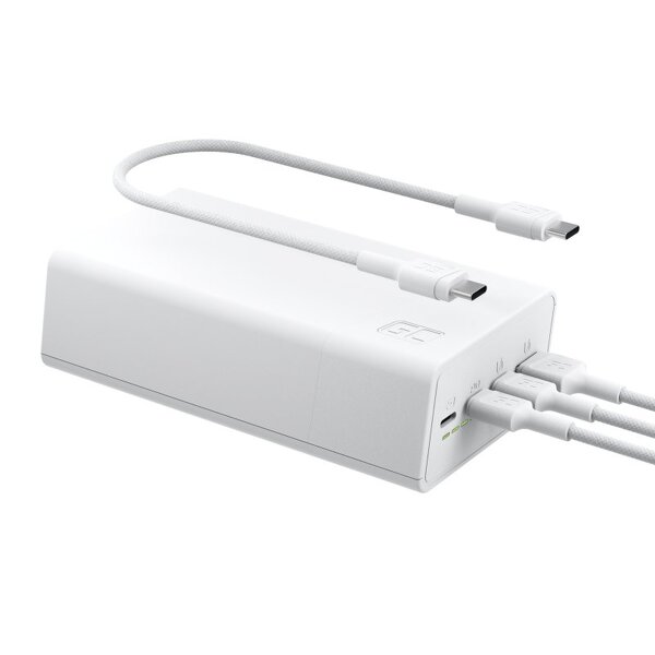 Zdjęcie produktu: Powerbank Greencell PowerPlay 30, biały 30000mAh, 22,5W, 4 porty (PBGC30W)