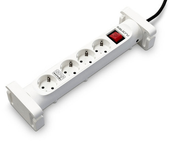 Miniatura produktu: Aktywna Listwa zasilająca Salicru SPS Safe 4S (4 gniazda Schuko)