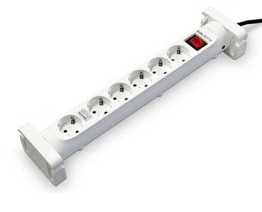 Miniatura produktu: Aktywna Listwa zasilająca Salicru SPS Safe 6S (6 gniazd Schuko)