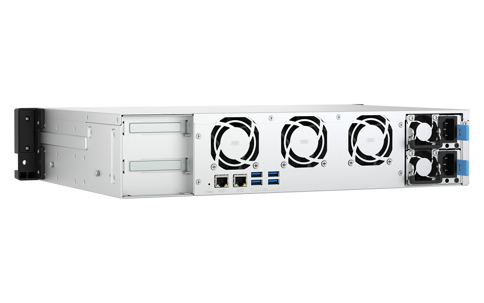 Serwer plików QNAP TS-855eU-RP-8G 8-Bay rozdudowany do 16GB