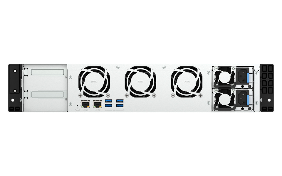 Serwer plików QNAP TS-855eU-RP-8G 8-Bay rozdudowany do 16GB