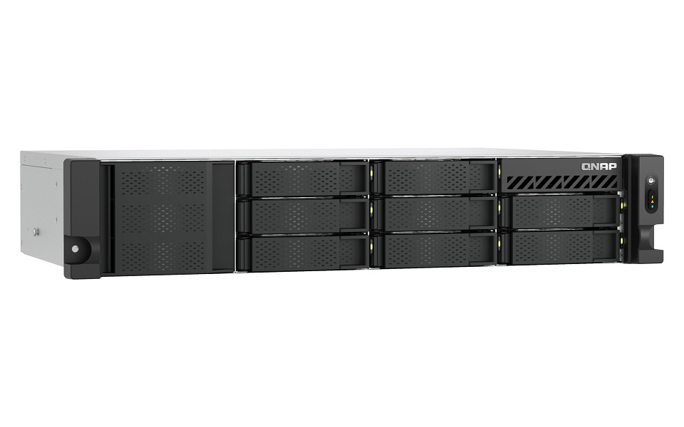 Serwer plików QNAP TS-855eU-RP-8G 8-Bay rozdudowany do 16GB