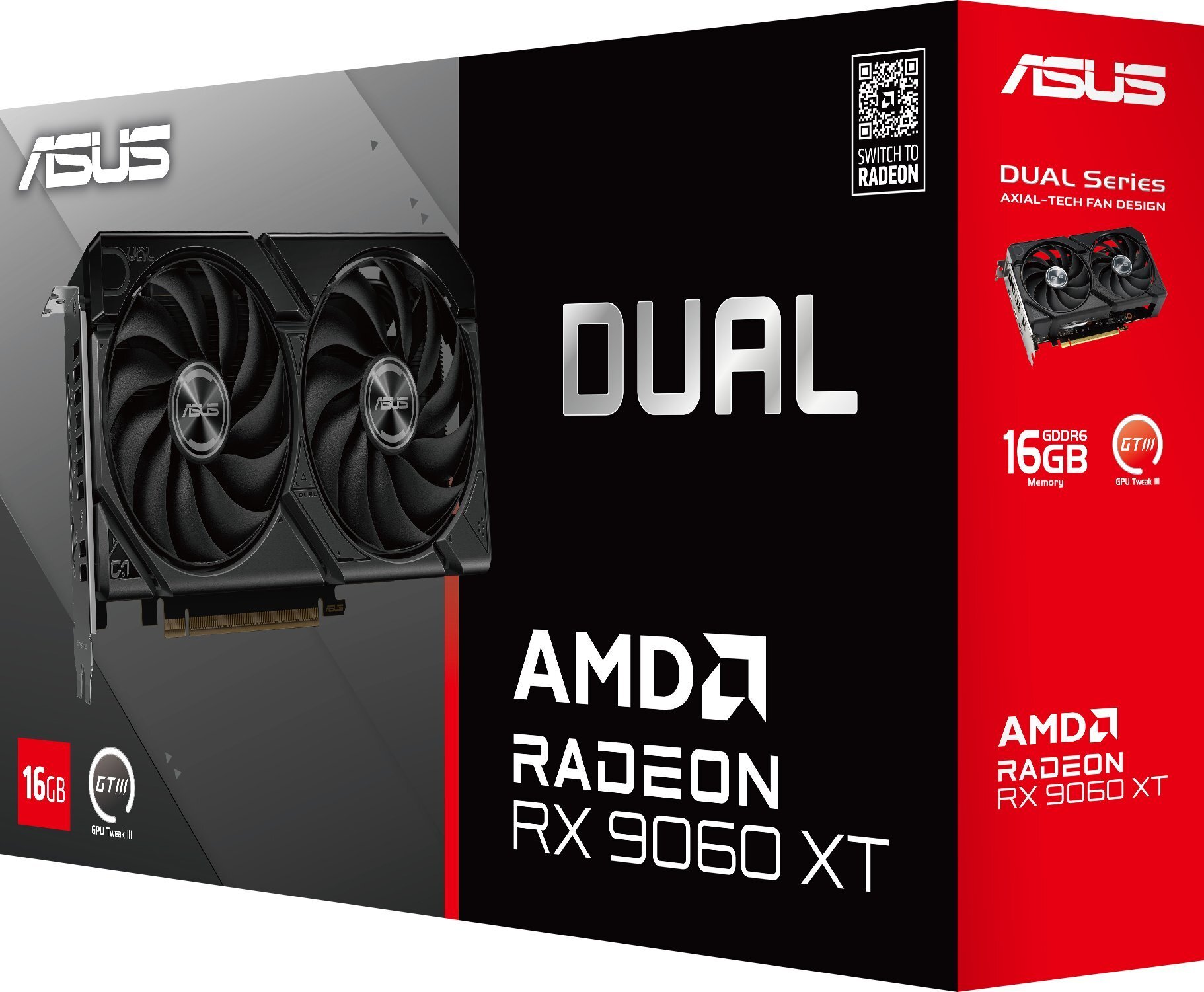 Asus Radeon RX 9060 XT DUAL 16GB GDDR6