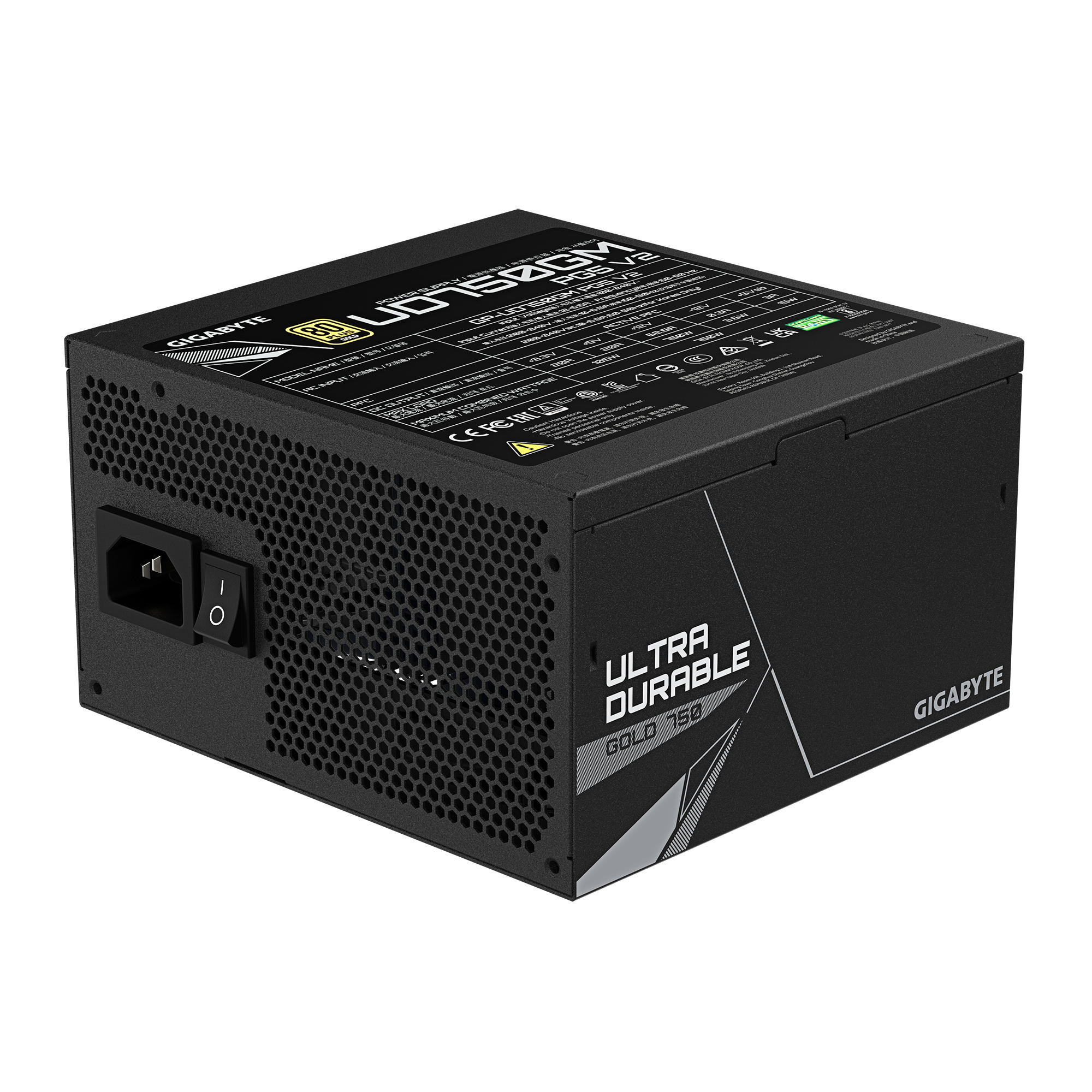Zasilacz Gigabyte GP-UD750GM PG5 V2 750W 80 PLUS Gold ATX 3.1