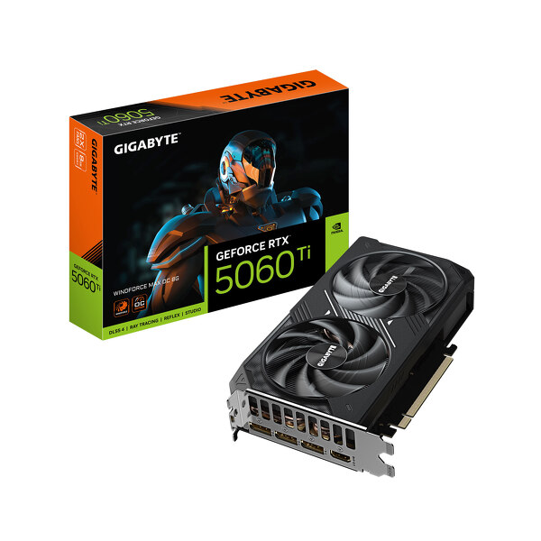 Zdjęcie produktu: Gigabyte GeForce RTX 5060 Ti WINDFORCE MAX OC 8GB GDDR7 DLSS 4