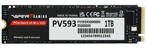 Dysk Patriot SSD Viper PV593 1TB M.2 PCIe NVMe Gen5 PV593P1TBM28H