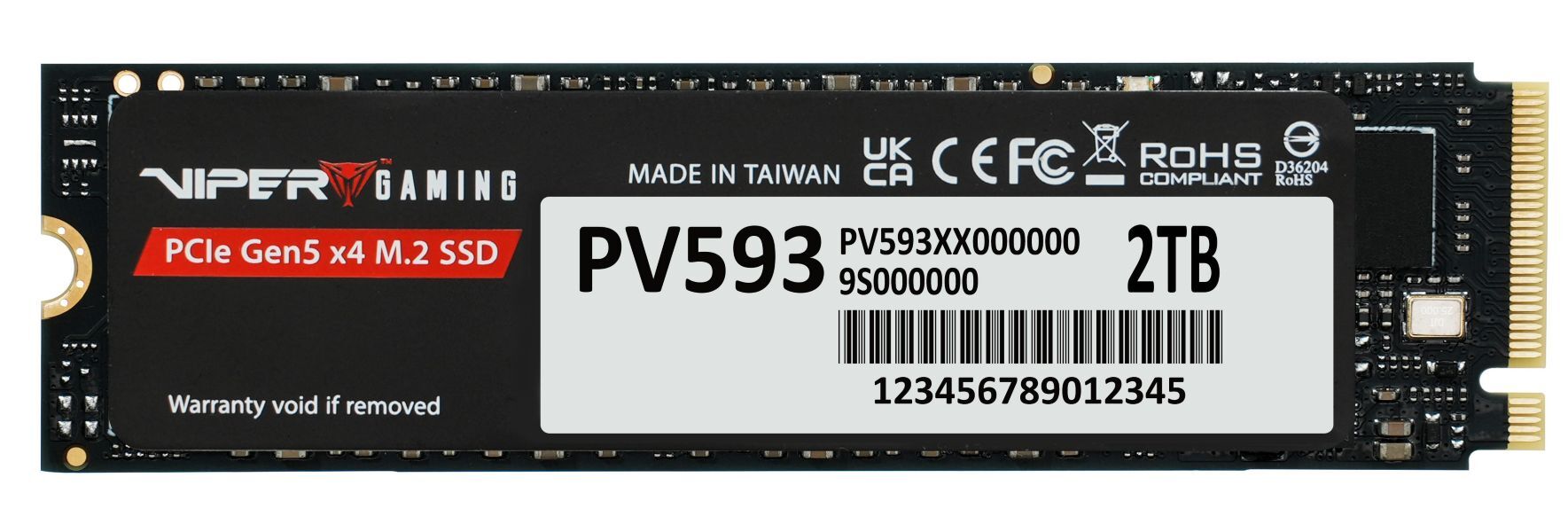 Dysk Patriot SSD Viper PV593 2TB M.2 PCIe NVMe Gen5