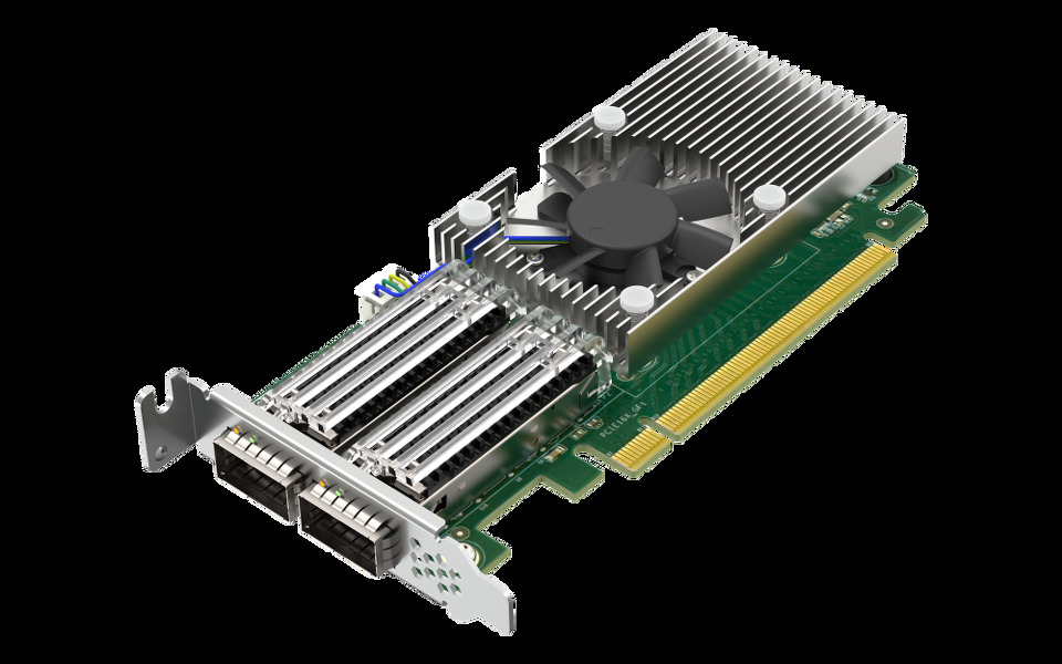 Zdjęcie produktu: Qnap QXG-100G2SF-BCM 2x port per 100GbE Network adapter