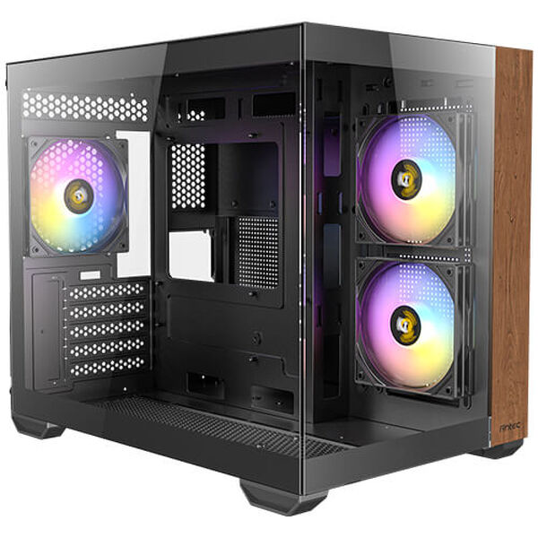 Zdjęcie produktu: Antec Cube Xtreme CX600M Wood Black ARGB Zdjęcie produktu: Antec Cube Xtreme CX600M Wood Black ARGB