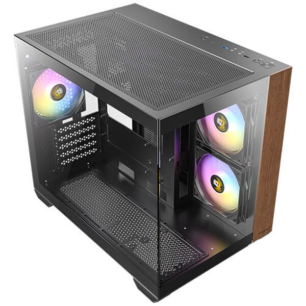 Zdjęcie produktu: Antec Cube Xtreme CX600M Wood Black ARGB Zdjęcie produktu: Antec Cube Xtreme CX600M Wood Black ARGB