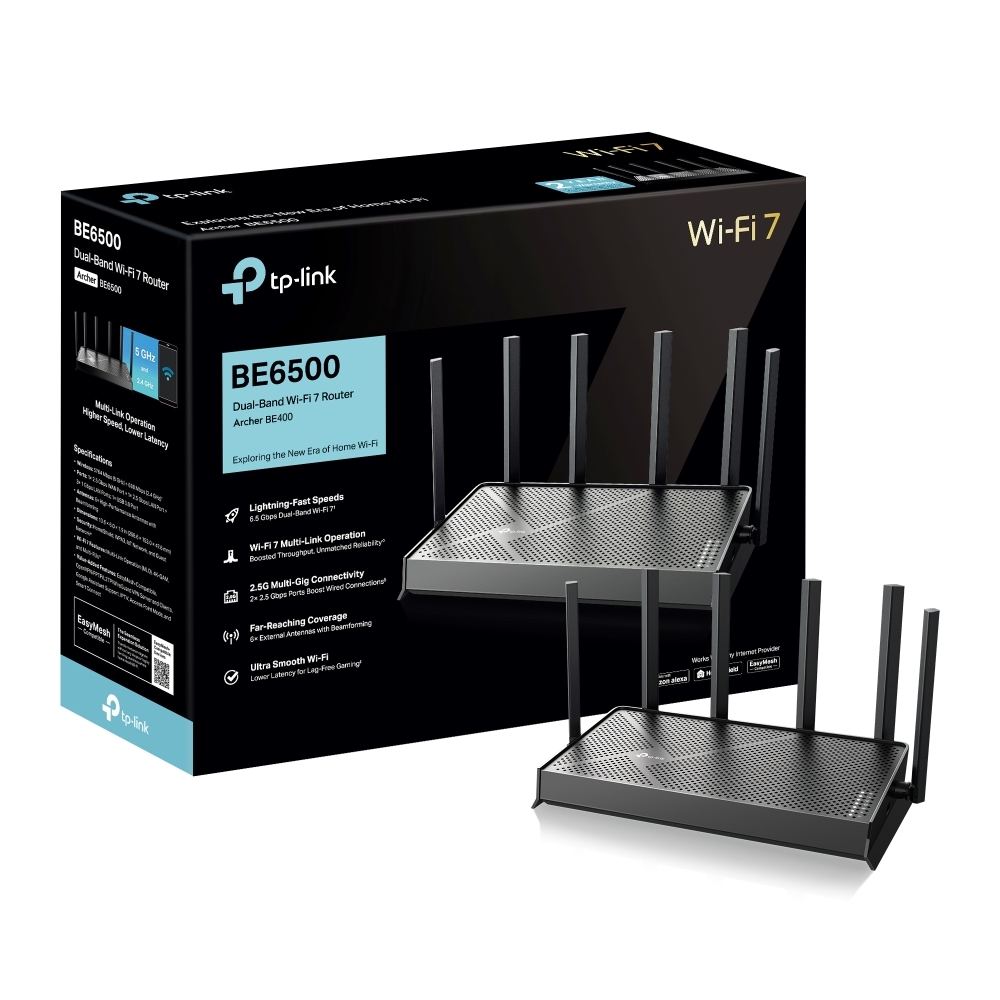 TP-Link Archer BE400 Wireless Wi-Fi 7 Router