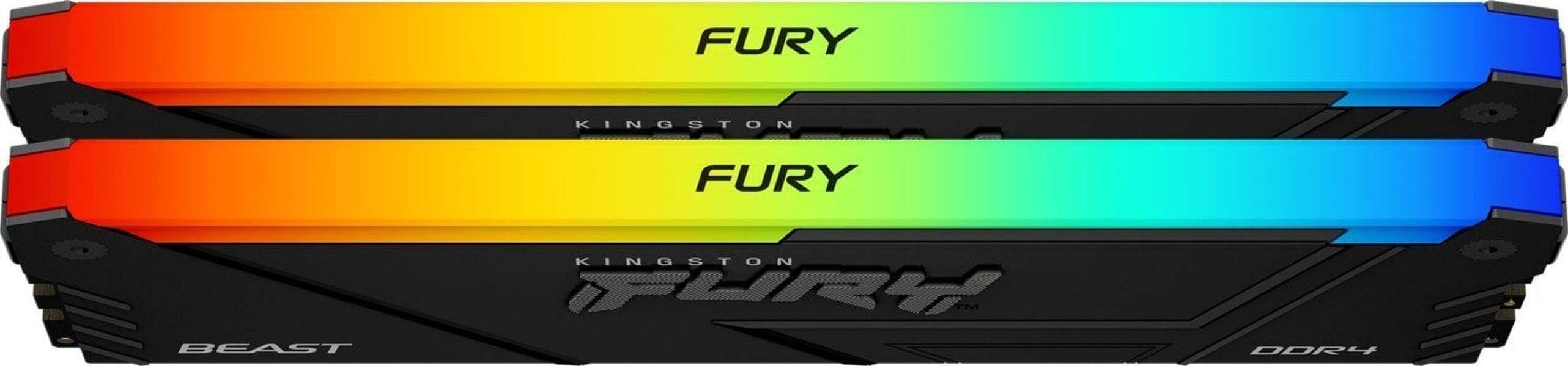 Zdjęcie produktu: Pamięć Kingston FURY Beast RGB 16GB (2x8GB) DDR4 3200MHz CL16