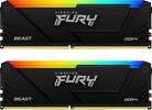 Miniatura zdjęcia: Pamięć Kingston FURY Beast RGB 16GB (2x8GB) DDR4 3200MHz CL16