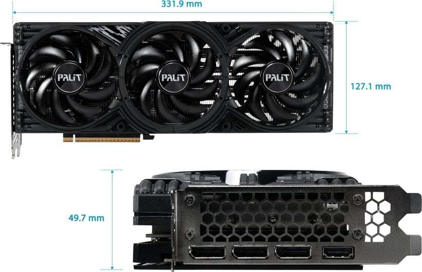 Palit GeForce RTX 5070 Ti GAMING PRO-S 16GB GDDR7 DLSS 4