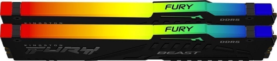 Pamięć Kingston FURY Beast RGB Black 32GB (2x16GB) DDR5 6000 CL30 XMP