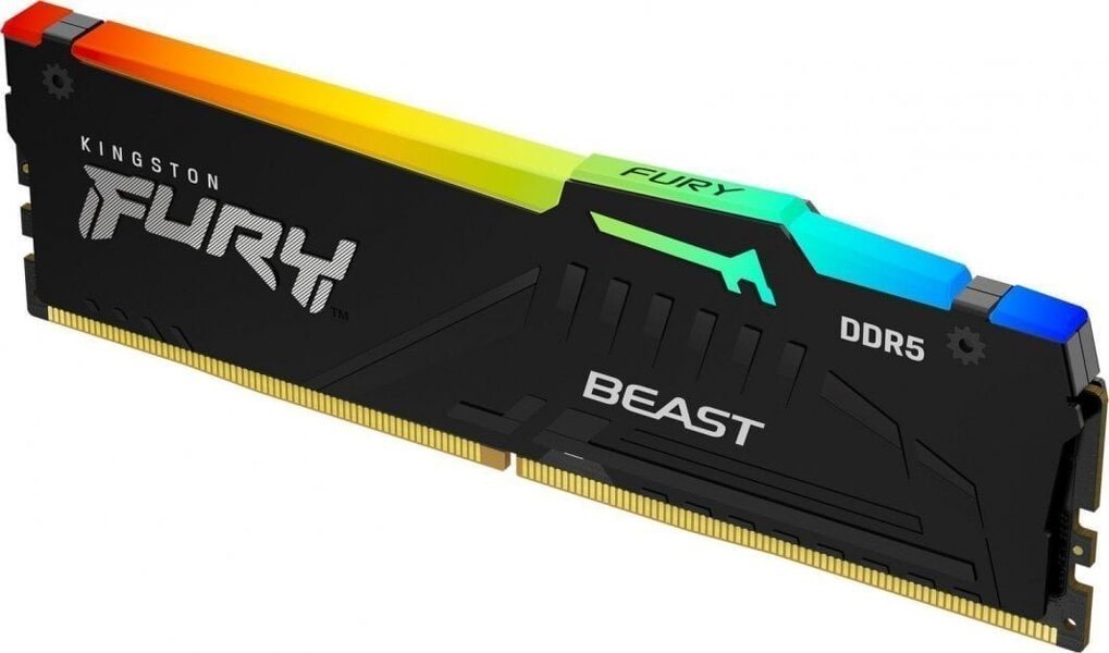 Zdjęcie produktu: Pamięć Kingston FURY Beast RGB Black 32GB (2x16GB) DDR5 6000 CL30 XMP