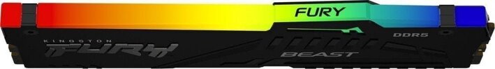 Miniatura zdjęcia: Pamięć Kingston FURY Beast RGB Black 32GB (2x16GB) DDR5 6000 CL30 XMP