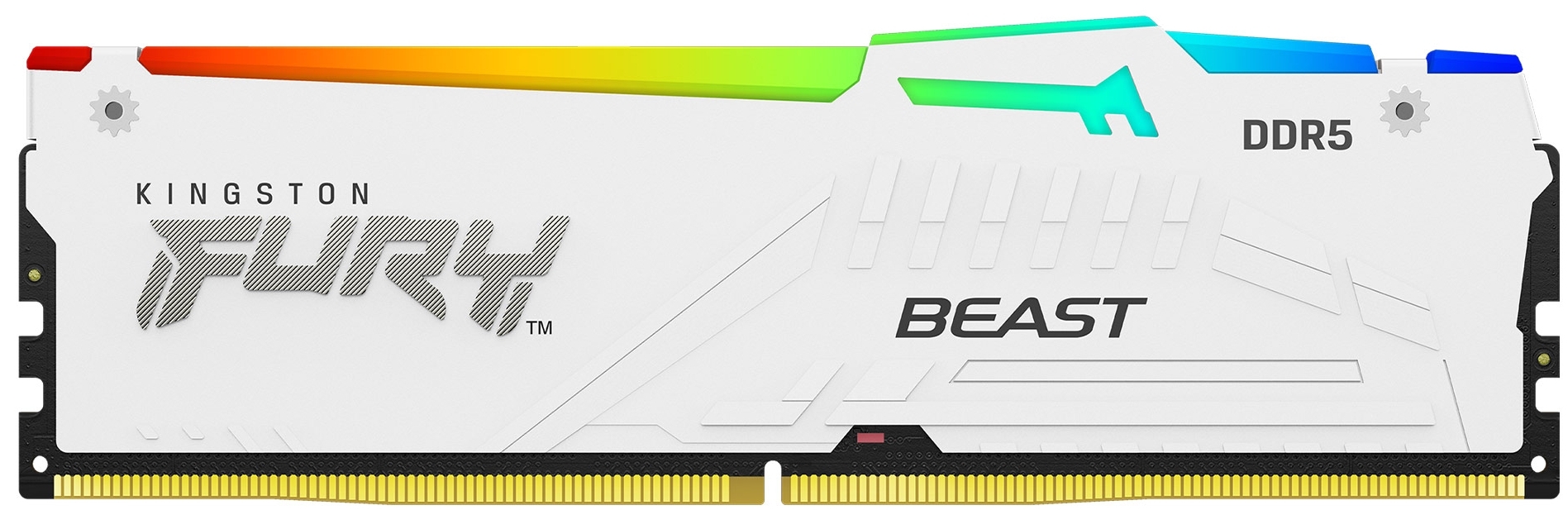 Pamięć Kingston FURY Beast RGB White 32GB (2x16GB) DDR5 6000 CL30 EXPO
