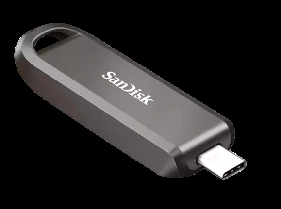 Pendrive SanDisk Extreme PRO 512GB USB-C USB 3.2 Gen 2, 1000/900MB/s, 4x6 box, Grey Metal