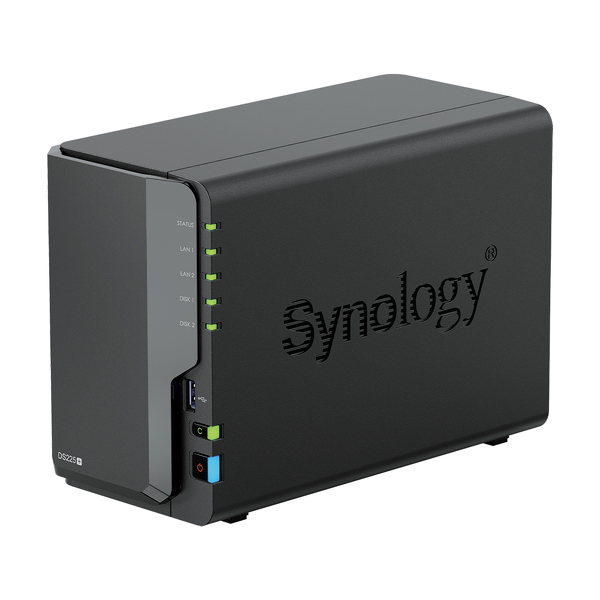 Zdjęcie produktu: Synology DS225+ 2-bay Intel J4125, 6GB RAM, 1x2,5 GbE, 1xGbE LAN Zdjęcie produktu: Synology DS225+ 2-bay Intel J4125, 6GB RAM, 1x2,5 GbE, 1xGbE LAN