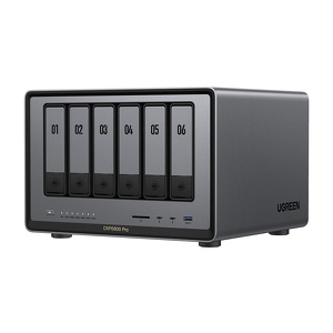 Miniatura produktu: Serwer plików NAS Ugreen DXP6800 Pro, 6-dyskowy, Intel i5-1235U, 8GB DDR5, 2x 10GbE, 8K HDMI, SD 4.0