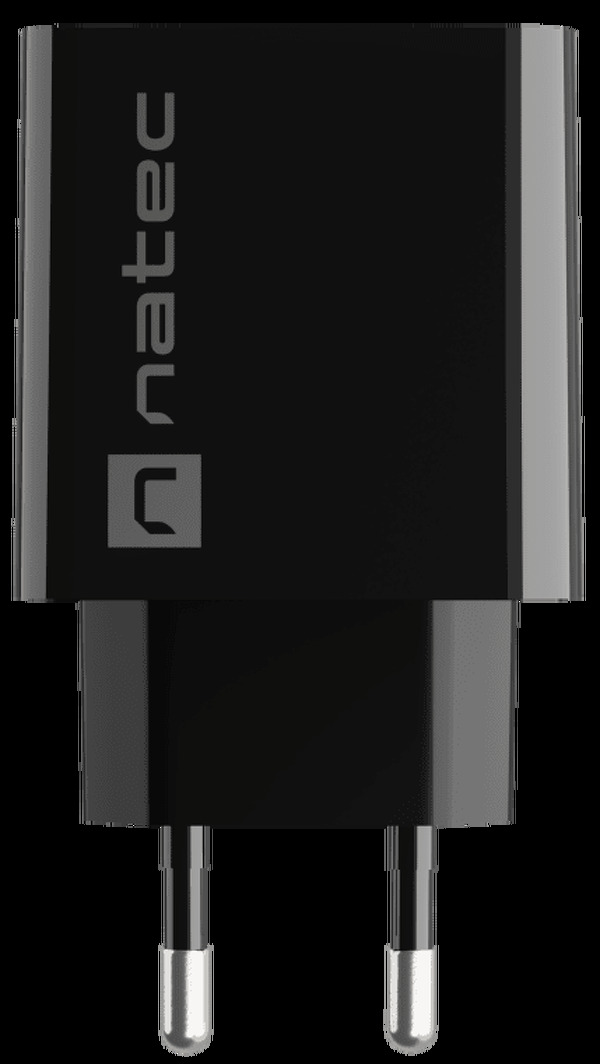 Zdjęcie produktu: Ładowarka sieciowa Natec Ribera GaN Slim 1x USB-A + 1x USB TYP-C 20W