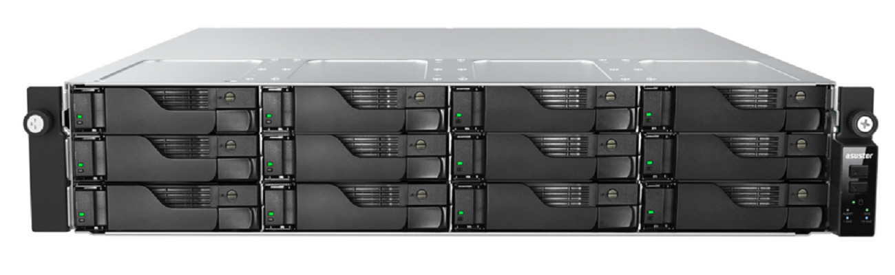 Asustor 12 Pro Gen2 AS7212RDX 12-bay 2U Ryzen 7 Pro 16GB RAM ECC DDR5 10GbE