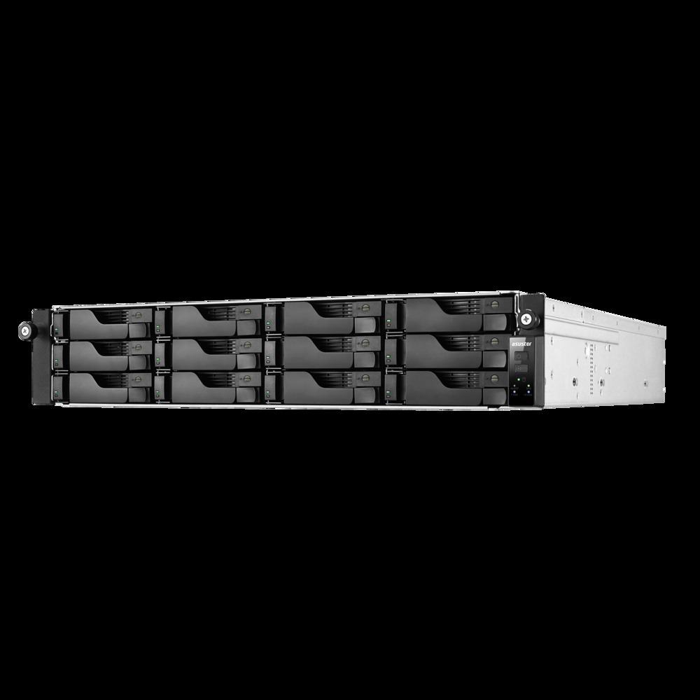 Asustor 12 Pro Gen2 AS7212RDX 12-bay 2U Ryzen 7 Pro 16GB RAM ECC DDR5 10GbE