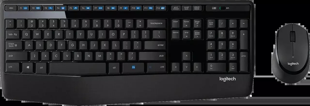 Zestaw bezprzewodowy klawiatura + mysz Logitech Wireless Combo MK345 czarny