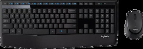 Miniatura produktu: Zestaw bezprzewodowy klawiatura + mysz Logitech Wireless Combo MK345 czarny