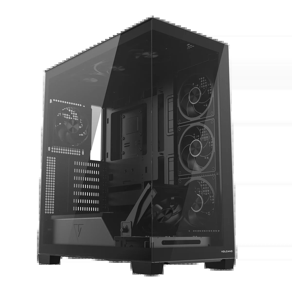 Obudowa komputerowa Volcano Stellar Plus ARGB 8F Czarna