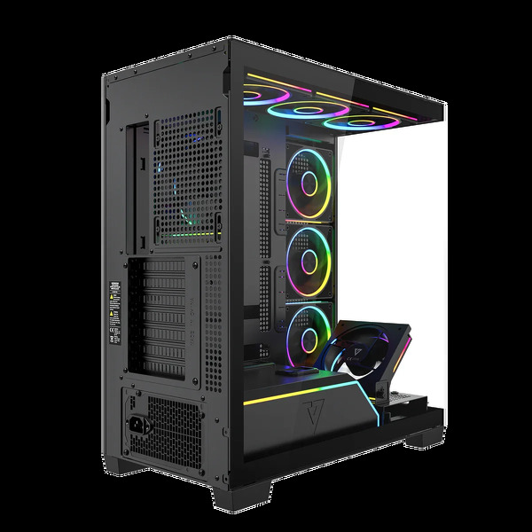 Zdjęcie produktu: Obudowa komputerowa Volcano Stellar Plus ARGB 8F Czarna