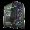 Miniatura zdjęcia: Obudowa komputerowa Volcano Stellar Plus ARGB 8F Czarna