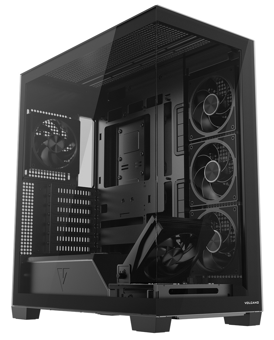 Obudowa komputerowa Volcano Stellar Plus ARGB 5F Czarna Obudowa komputerowa Volcano Stellar Plus ARGB 5F Czarna