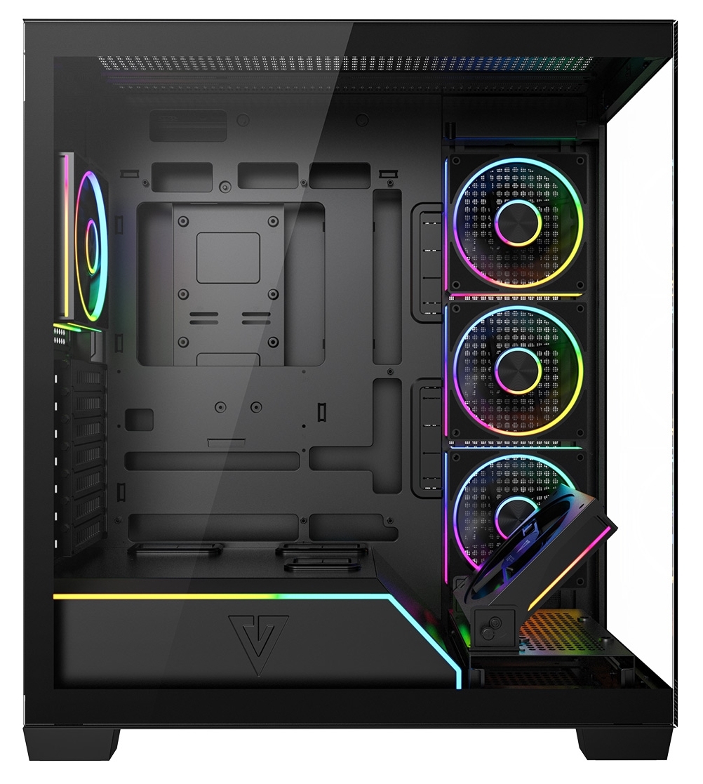 Obudowa komputerowa Volcano Stellar Plus ARGB 5F Czarna Obudowa komputerowa Volcano Stellar Plus ARGB 5F Czarna