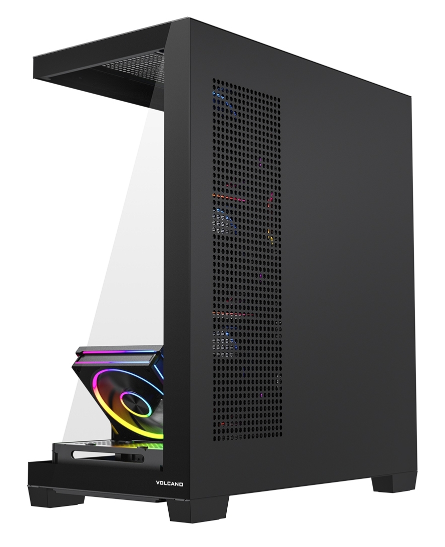Obudowa komputerowa Volcano Stellar Plus ARGB 5F Czarna Obudowa komputerowa Volcano Stellar Plus ARGB 5F Czarna