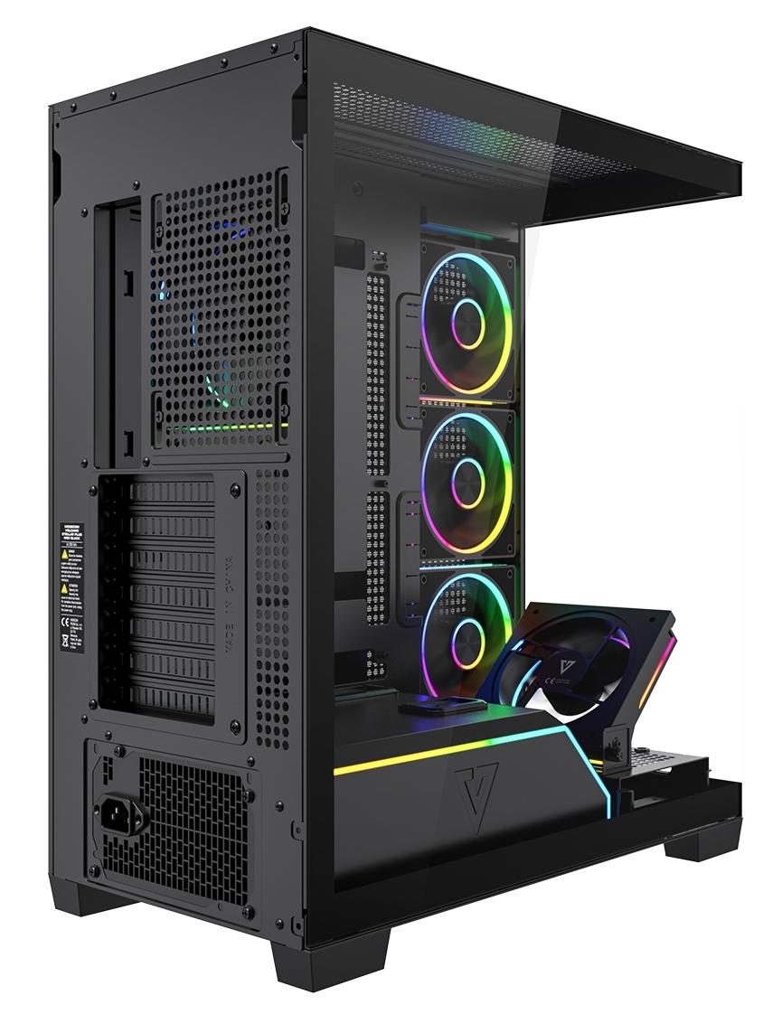 Obudowa komputerowa Volcano Stellar Plus ARGB 5F Czarna Obudowa komputerowa Volcano Stellar Plus ARGB 5F Czarna