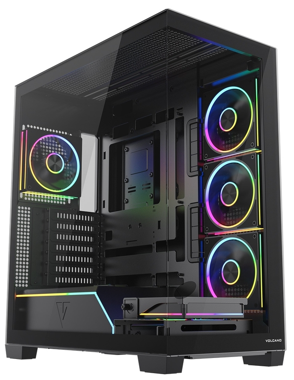 Zdjęcie produktu: Obudowa komputerowa Volcano Stellar Plus ARGB 5F Czarna Zdjęcie produktu: Obudowa komputerowa Volcano Stellar Plus ARGB 5F Czarna