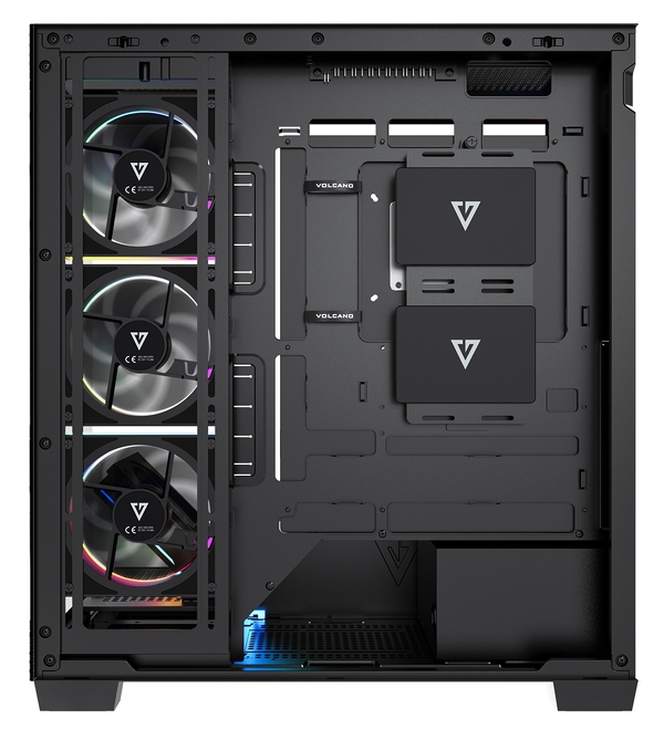 Zdjęcie produktu: Obudowa komputerowa Volcano Stellar Plus ARGB 5F Czarna Zdjęcie produktu: Obudowa komputerowa Volcano Stellar Plus ARGB 5F Czarna