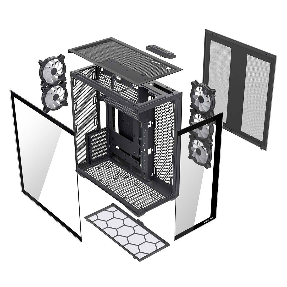 Volcano Space XL ARGB 5F Czarna