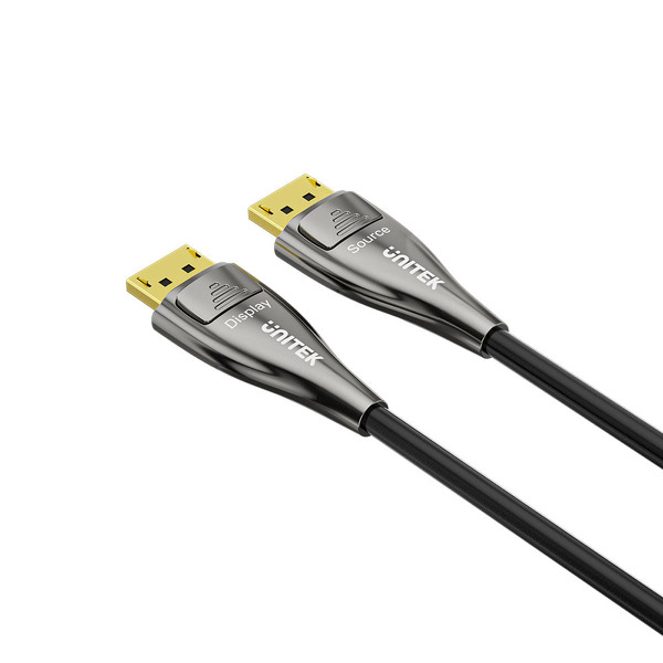 Zdjęcie produktu: Kabel DisplayPort optyczny Unitek AOC 2.1 8K@120Hz - 20m (C1631ABK01-20M)