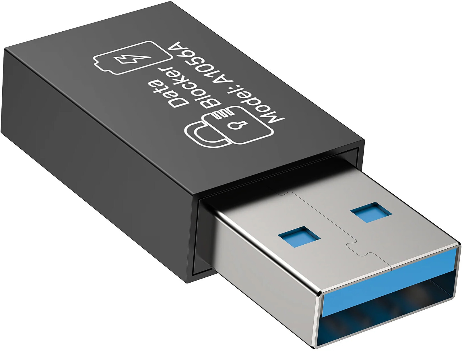 Unitek Adapter blokujący dane USB-A