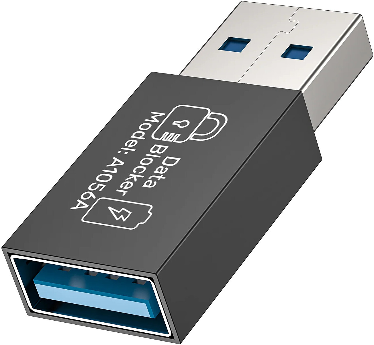 Unitek Adapter blokujący dane USB-A