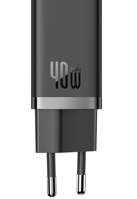 Ładowarka sieciowa Baseus GaN5 Pro 40W 2xUSB-C - czarna Ładowarka sieciowa Baseus GaN5 Pro 40W 2xUSB-C - czarna