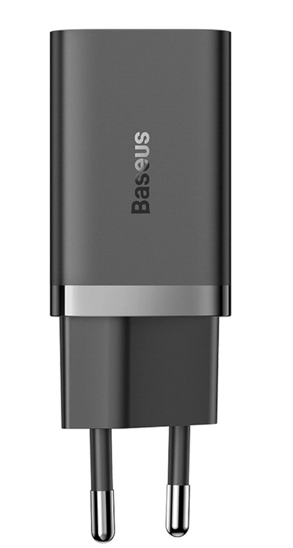 Zdjęcie produktu: Ładowarka sieciowa Baseus GaN5 Pro 40W 2xUSB-C - czarna Zdjęcie produktu: Ładowarka sieciowa Baseus GaN5 Pro 40W 2xUSB-C - czarna