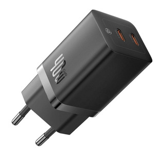 Miniatura produktu: Ładowarka sieciowa Baseus GaN5 Pro 40W 2xUSB-C - czarna